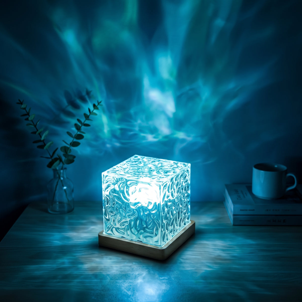 Lampka Lumo Wave w kolorze niebieskim
